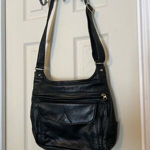 Authentic Coronado Leather Concealed Carry Purse - Black